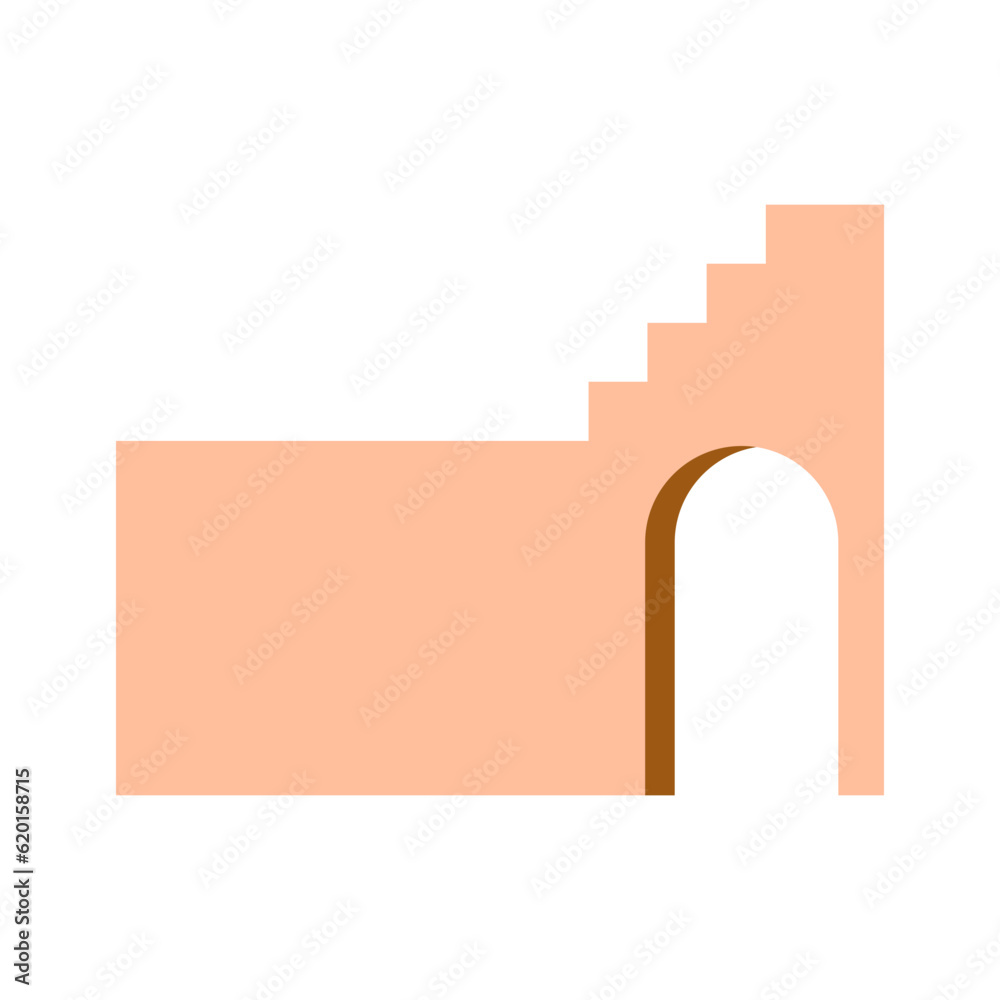 Fototapeta premium Customable Boho Architecture 