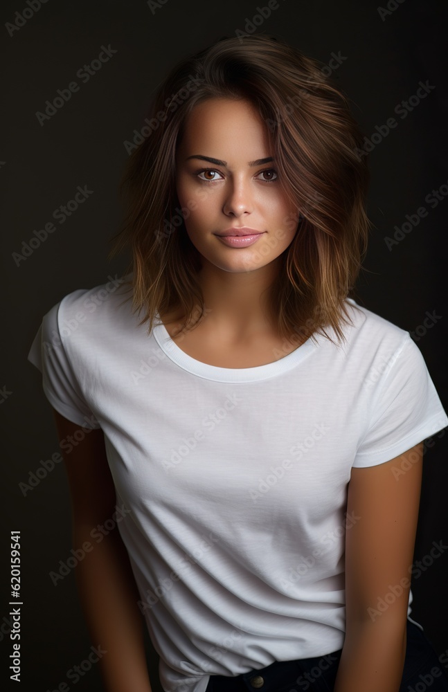 a woman in a white shirt posing for a picture a woman in a white shirt posing for a picture
