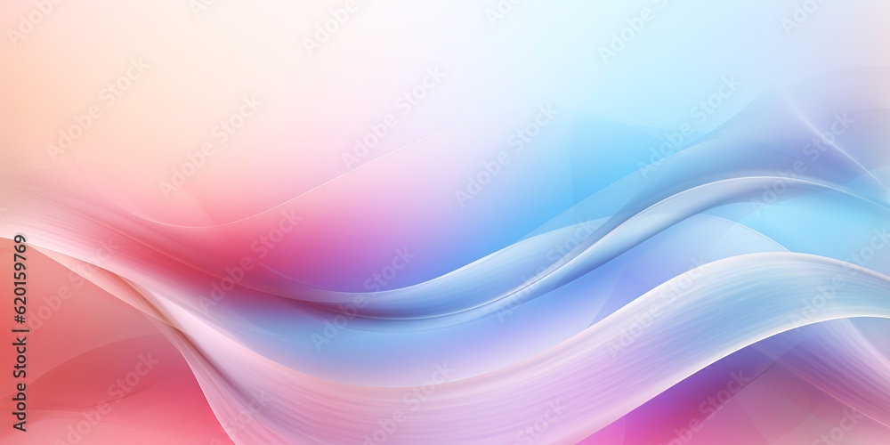 Fototapeta premium a blurry background with a pink and blue wave