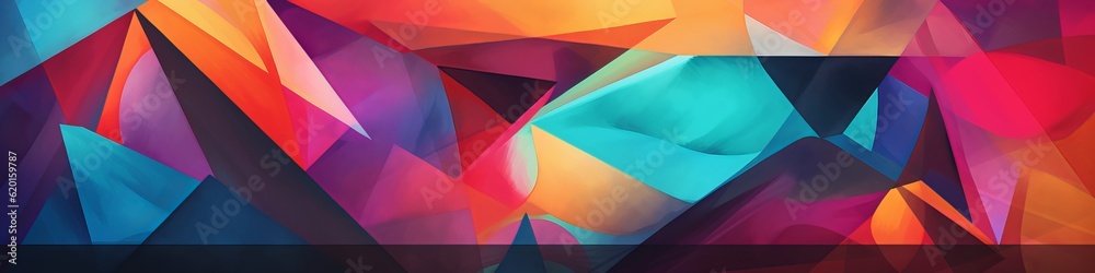 Fototapeta premium a very colorful abstract background with a lot of lines