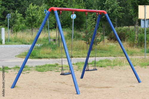 Swing for children on the playground