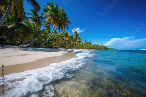 Tropical beach in the sunshine © Schizarty