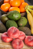 Fresh fruits closeup