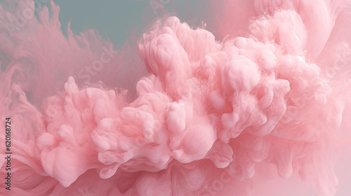 Pink cotton candy illustration