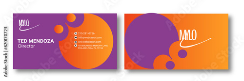 Corporate business card, visiting card, name card