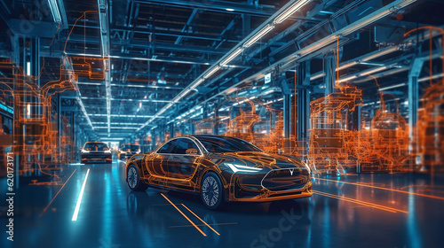 Digitalization of the automotive industry 4.0. Generative AI