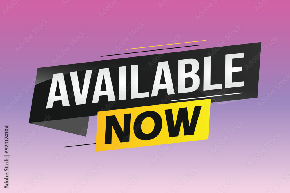 available now word concept vector illustration with lines 3d style for social media landing page, template, ui, web, mobile app, poster, banner, flyer, background, gift card, coupon, label, wallpaper available now word concept vector illustration with lines 3d style for social media landing page, template, ui, web, mobile app, poster, banner, flyer, background, gift card, coupon, label, wallpaper