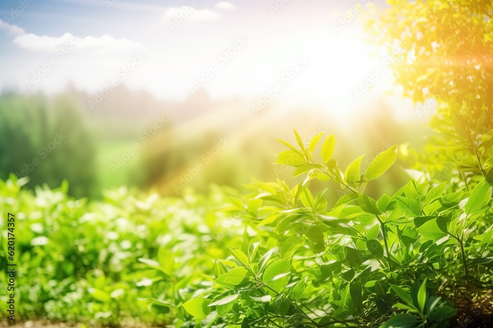 Summer nature background. Ai generated Summer nature background. Ai generated