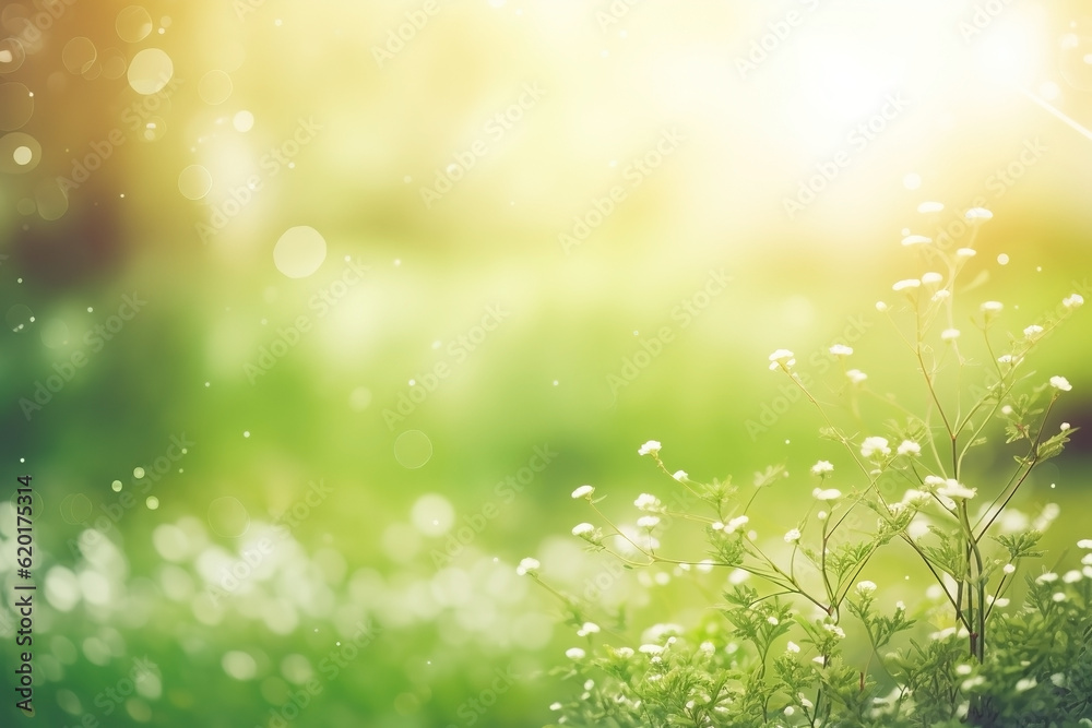 Summer nature background. Ai generated Summer nature background. Ai generated