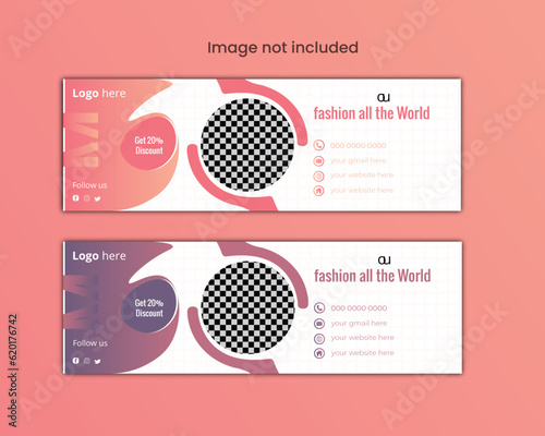 Fashion Facebook cover, fashion, facebook, vector, template