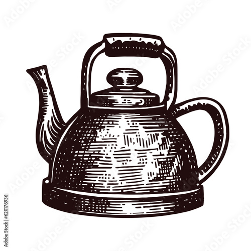 kettle vintage sketch