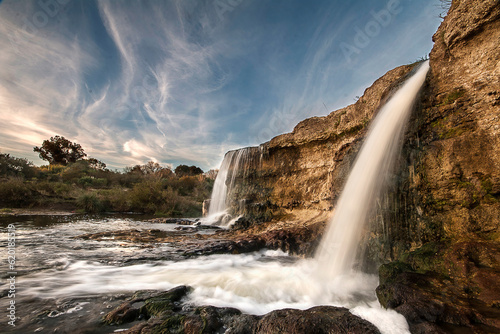 Fototapeta Naklejka Na Ścianę i Meble -  Waterfall on a river in Entre Rios, Argentina