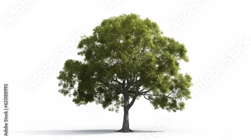 Isolated tree with a white background