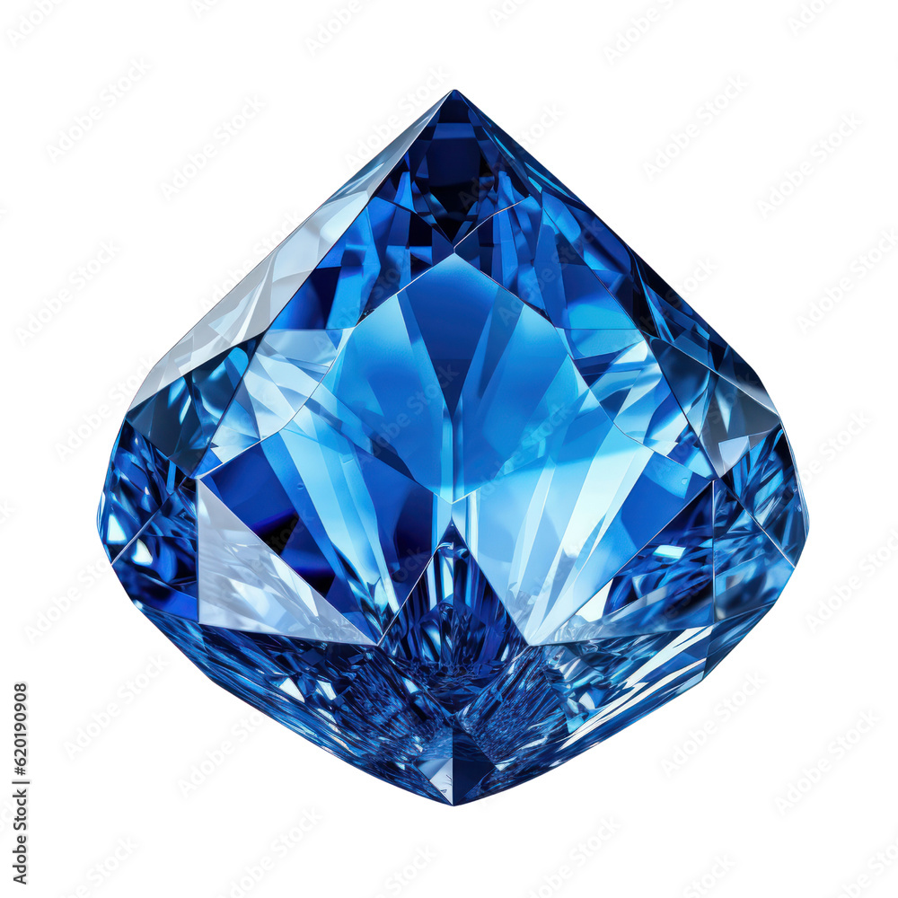 blue topaz gemstone isolated on transparent background cutout blue topaz gemstone isolated on transparent background cutout