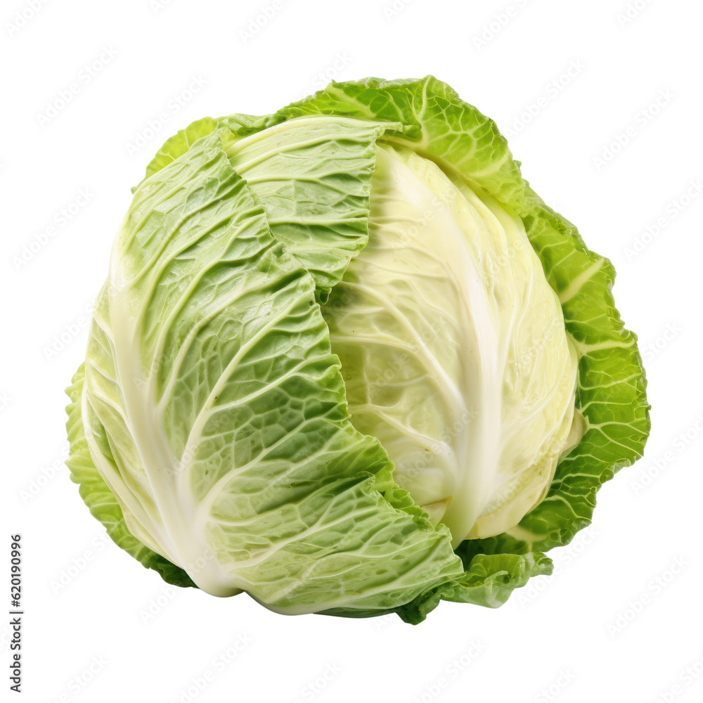 head of cabbage isolated on transparent background cutout head of cabbage isolated on transparent background cutout