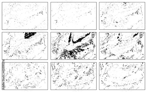 Black dust set grunge urban texture vector with copy space. black texture surface dust and rough dirty with empty template. Scratch Grunge Urban Background. Texture Vector. Dust black texture