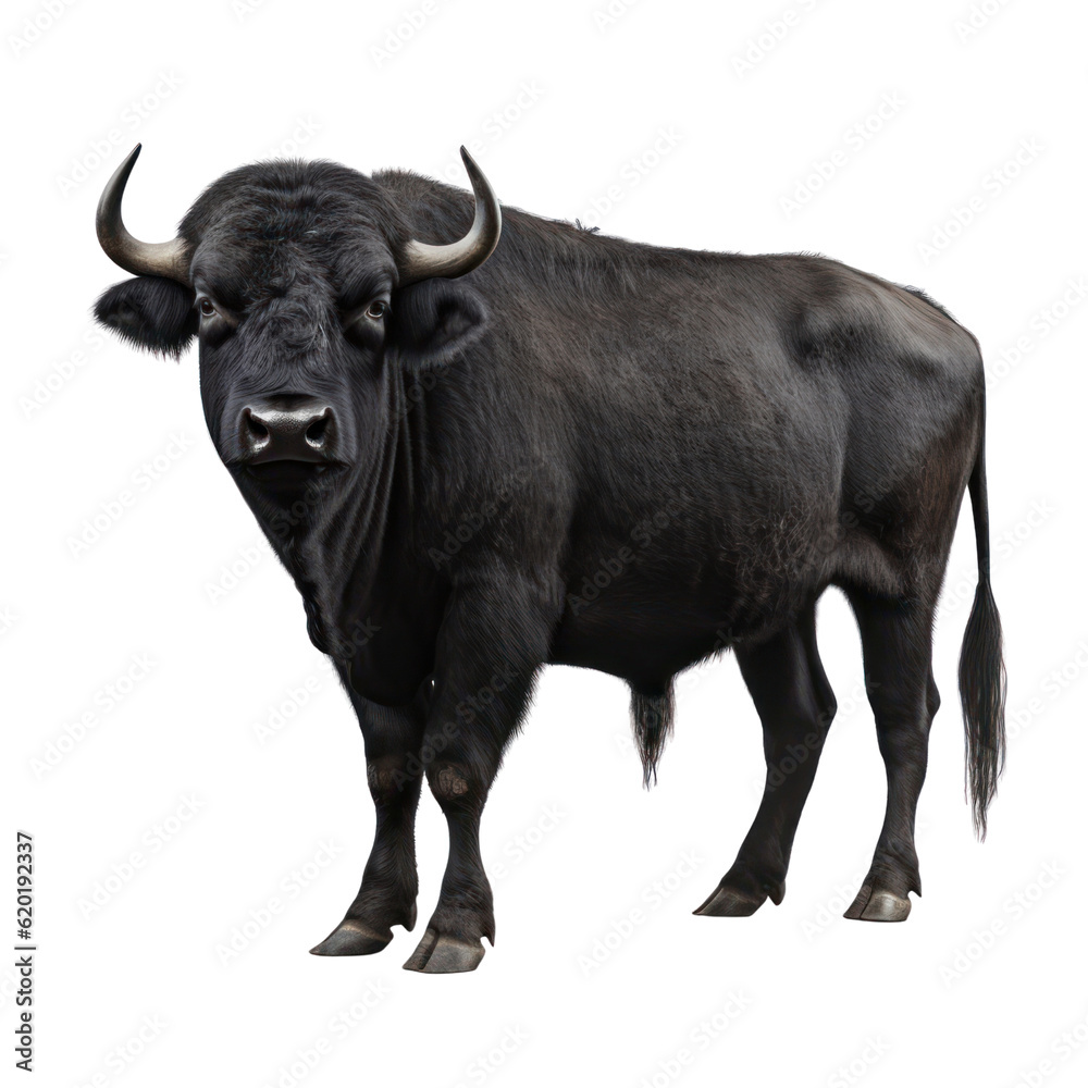 portrait of a bull isolated on transparent background cutout portrait of a bull isolated on transparent background cutout