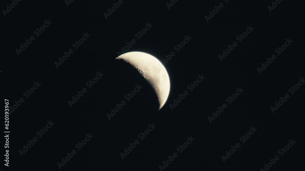 Moon in the night sky of Roma, Lazio, Italy Moon in the night sky of Roma, Lazio, Italy