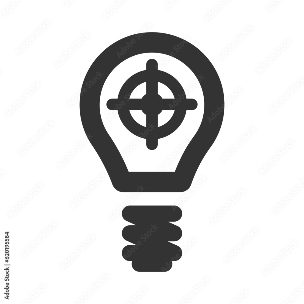 Obraz premium Target idea icon