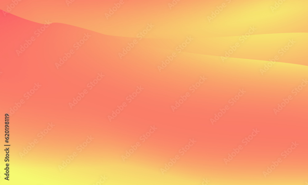 Beautiful yellow and orange gradient background smooth and soft texture ...