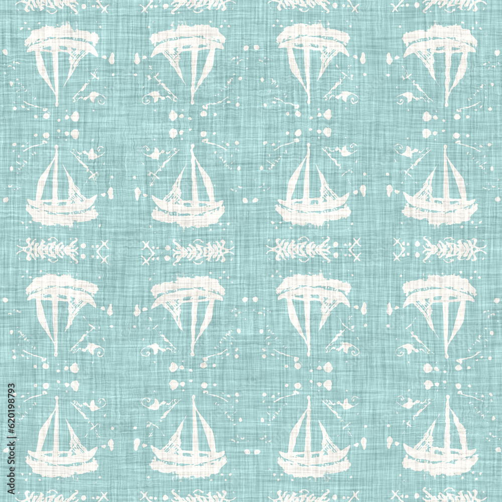 Teal aqua white vibrant watercolor batik azulejos tile background. Seamless coastal blur linen effect geometric mosaic effect.Boho Patchwork nautical masculine all over summer fashion repeat. Teal aqua white vibrant watercolor batik azulejos tile background. Seamless coastal blur linen effect geometric mosaic effect.Boho Patchwork nautical masculine all over summer fashion repeat.