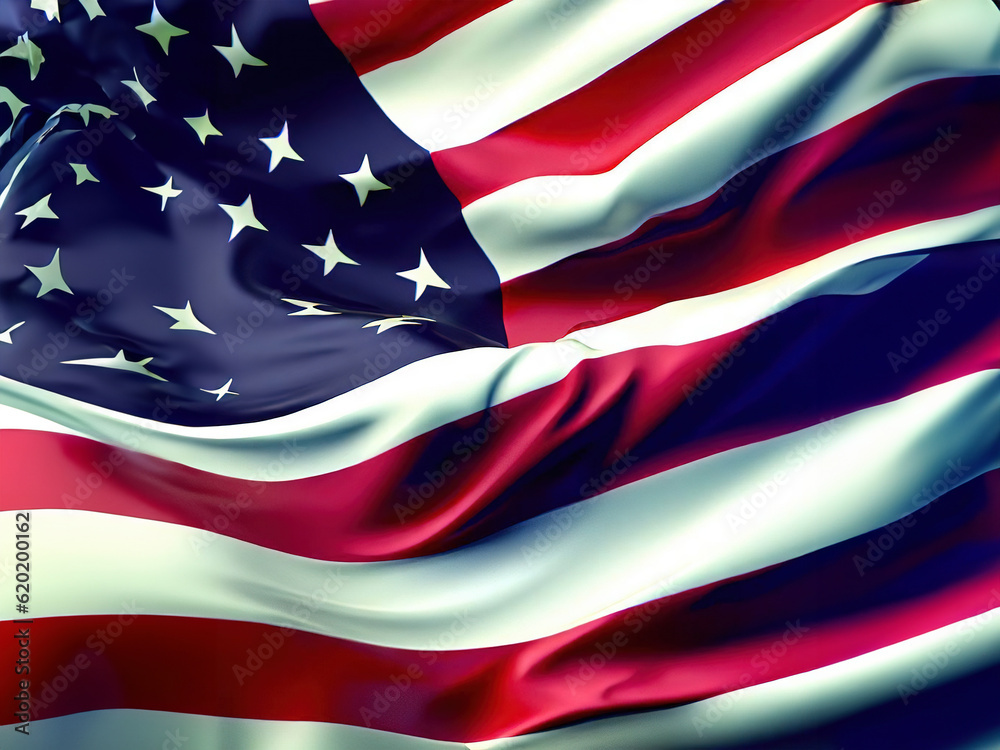Flag of die Untited States of America Flag of die Untited States of America
