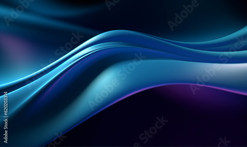 Captivating Blue Abstract Background Evoking Serenity and Inspiration Technology Concept Generative ai