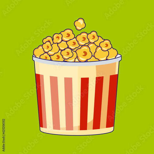 popcorn in a bucket