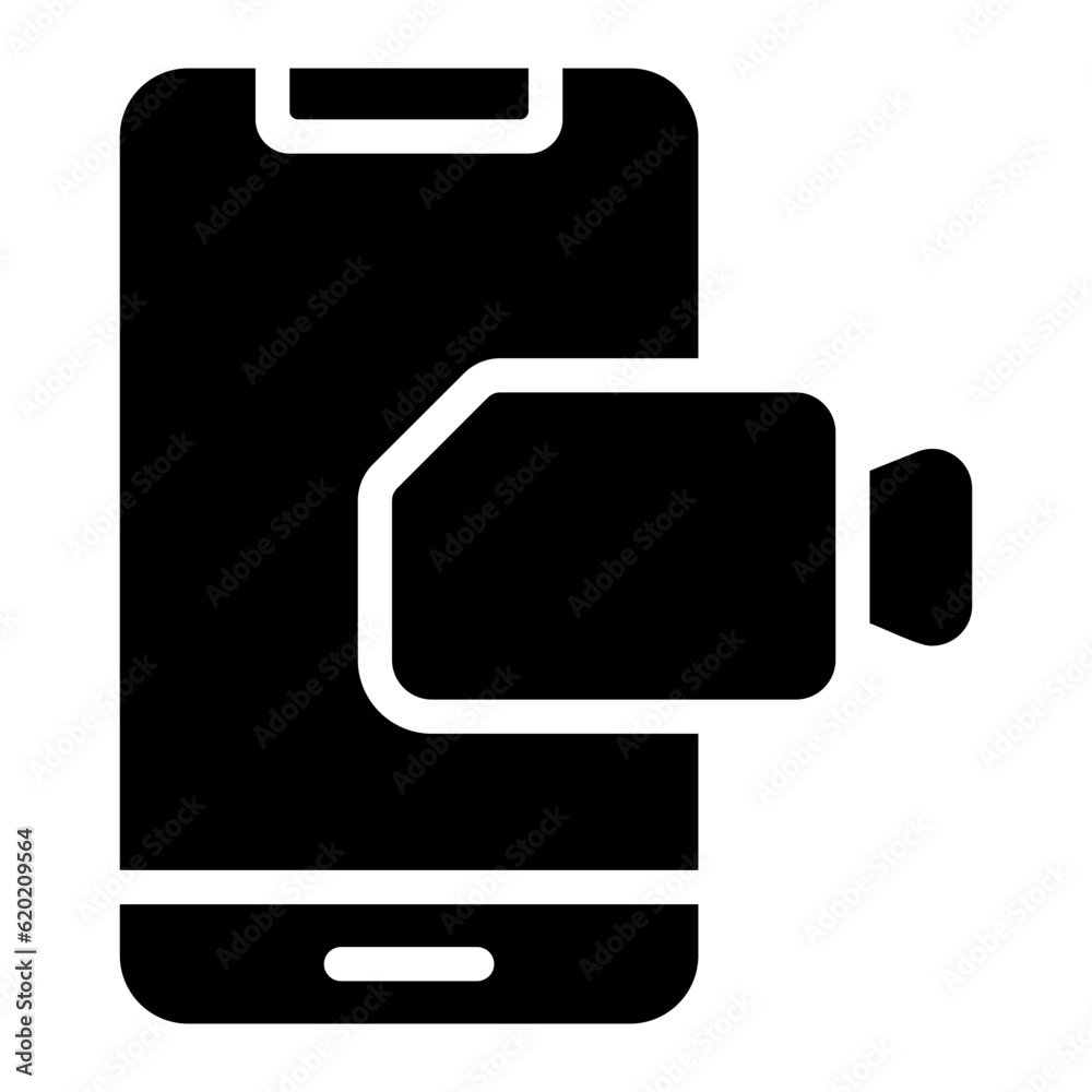 mobile glyph icon