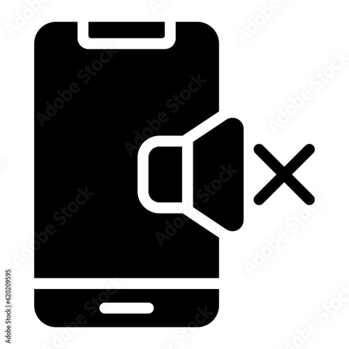 smartphone glyph icon