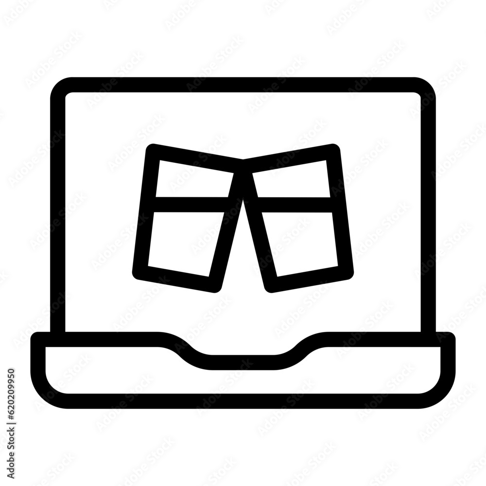 Fototapeta premium cheers line icon