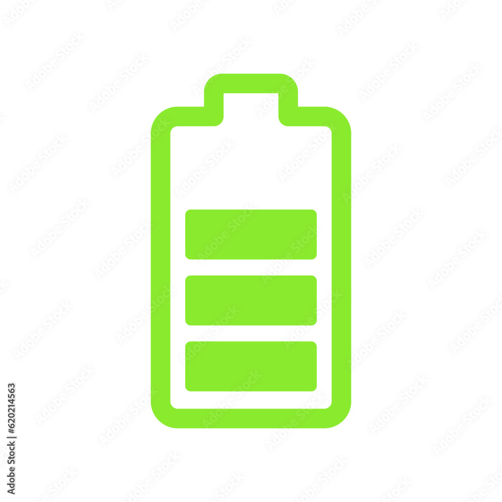 Battery icon vector on trendy design Battery icon vector on trendy design