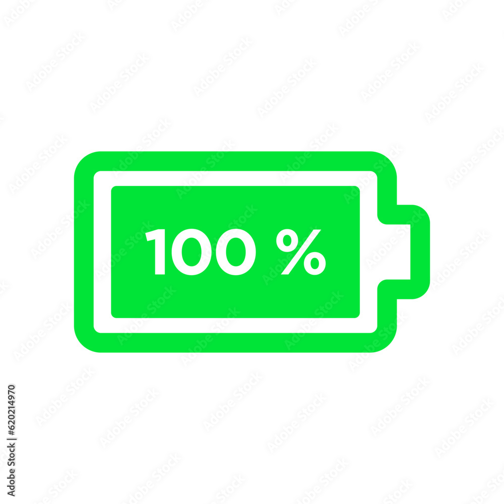 Battery icon vector on trendy design Battery icon vector on trendy design