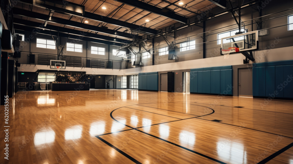 Luxury Sport arena or hall for team games concept