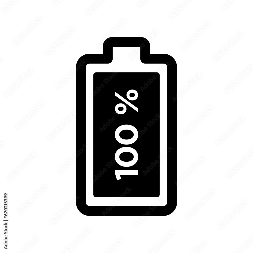 Battery icon vector on trendy design Battery icon vector on trendy design