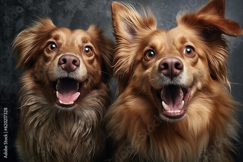 International Dogs Day, Dog smile for dog lovers - Generative AI © Tharaka