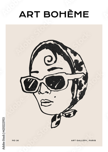 Boheme Art Line art posters