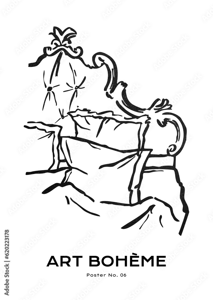 Fototapeta premium Boho Art Modern and vibrant