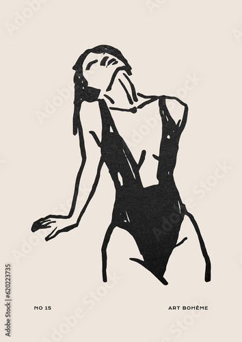 Boheme Modern Art Posters