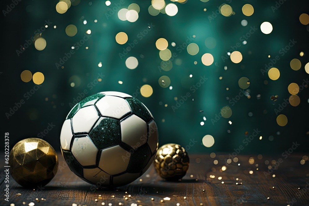 Fototapeta premium Football Background, Generative AI