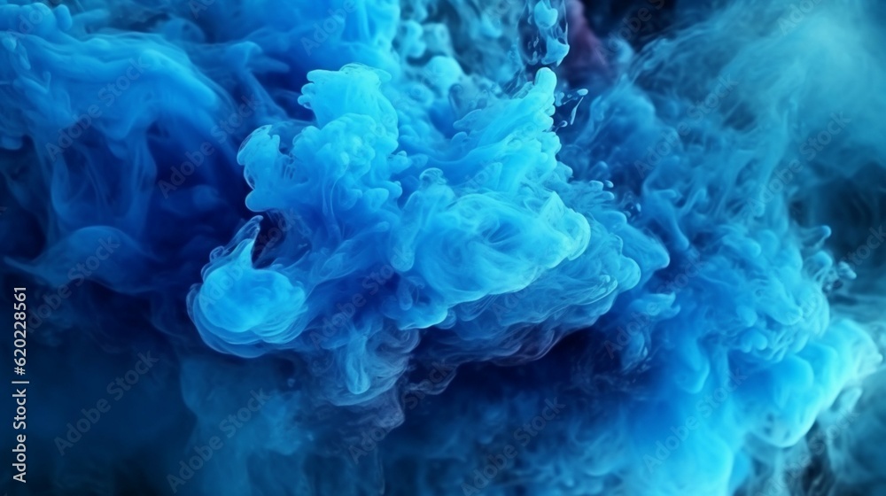 Shiny smoke.Glitter fluid.Ink water. Magic mist.Generative AI