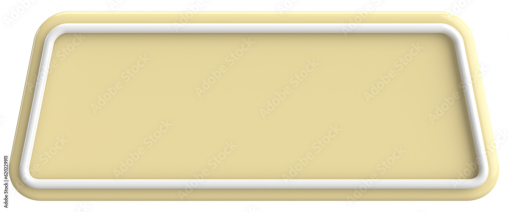 3D button. Empty button. 3D illustration. 3D button. Empty button. 3D illustration.