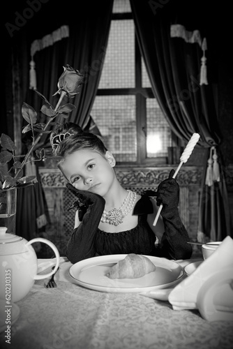 princess at breakfast photo