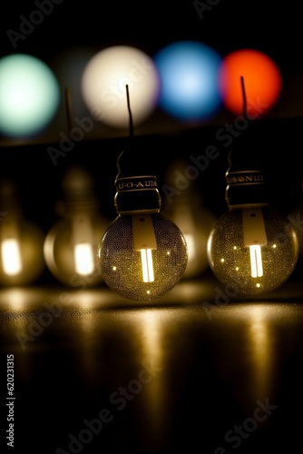 A Group Of Light Bulbs Sitting On Top Of A Table © Pixel Matrix