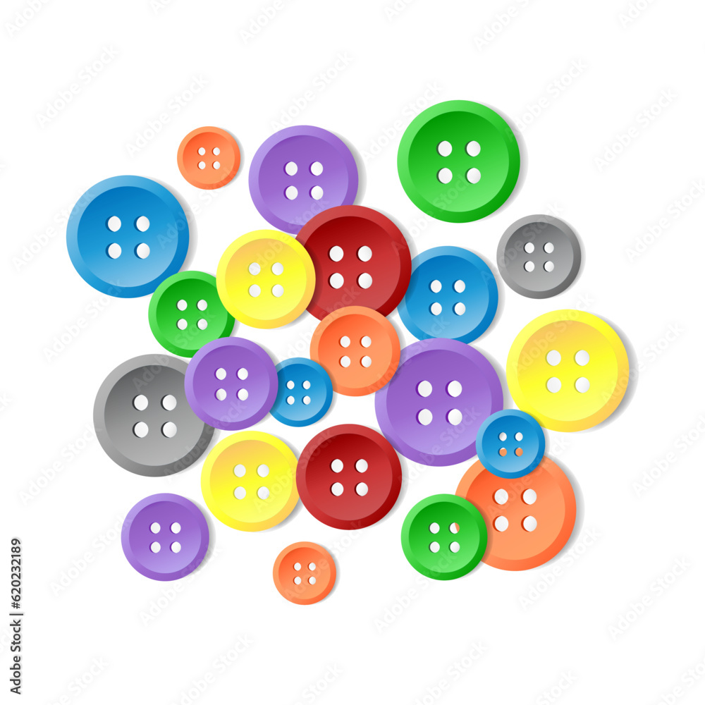 vector buttons studs fashionable element background