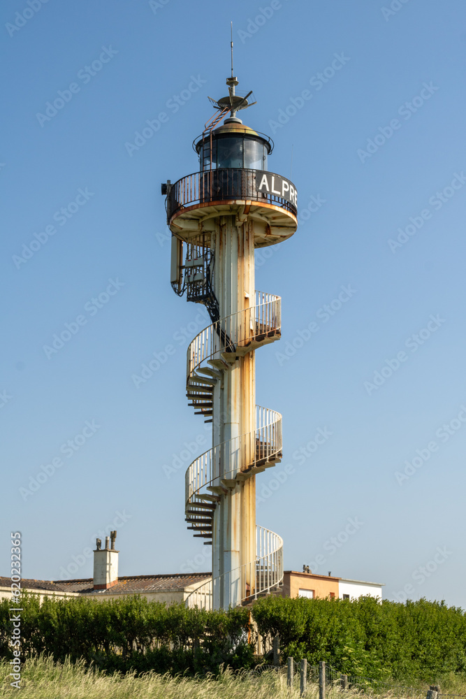 Fototapeta premium Le phare d'Alprech à Le Portel