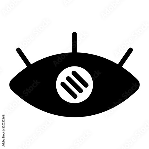 cataract glyph icon