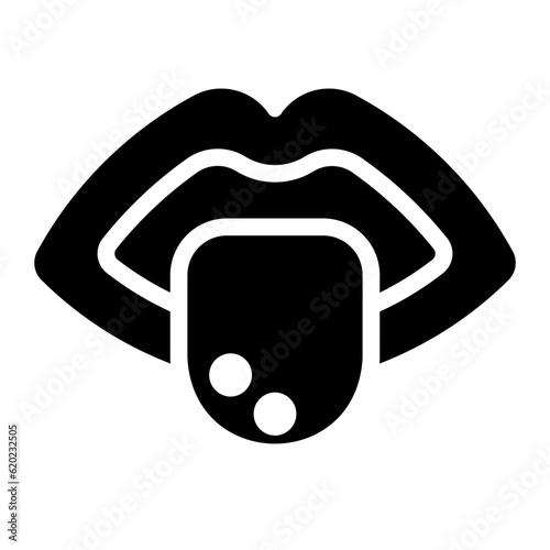 ulcer glyph icon
