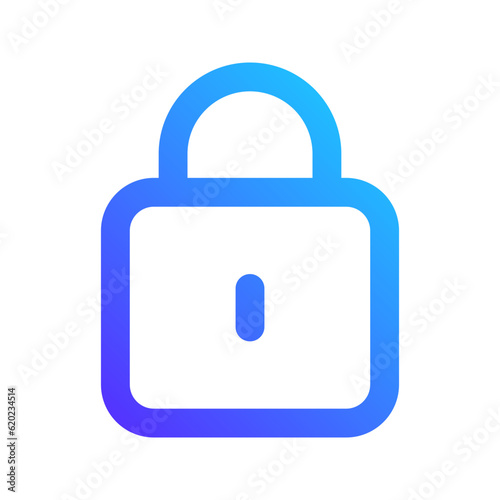 lock gradient icon