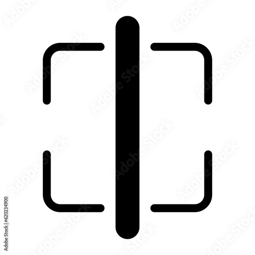 scan glyph icon